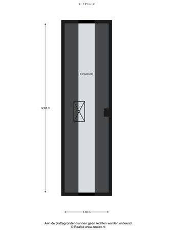 Floorplan - Oostpoort 27, 3751 DV Bunschoten-Spakenburg